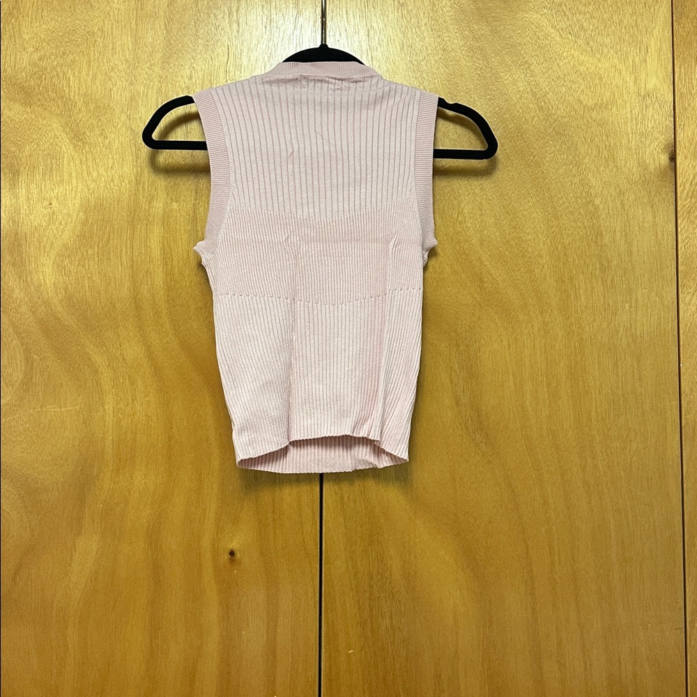 Dynamite Light Pink Ribbed Tank Top - Picture 2 of 3